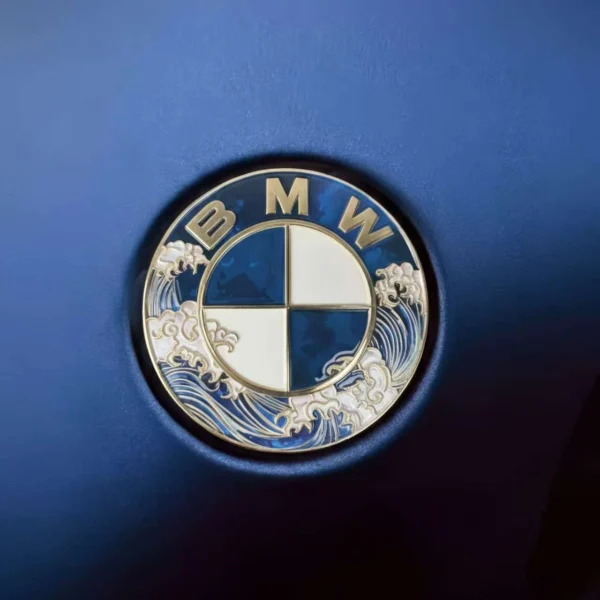 🌊 [Ready to Ship]BMW Kanagawa Wave Car Logo- Ukiyo-e Kanagawa Series - Premium Car Art Badge