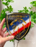 🦁 [Handcrafted] Custom Peugeot/Dongfeng Starry Sky French Flag Emblem - Enamel Cloisonné Art Badge - Fully Customizable DIY (1-Week Lead Time) - Image 4