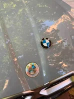 🌺 [Ready to Ship] BMW Red Peony & Colorful Marble Texture Art Emblem - Zinc Alloy Series - Premium Badge - Image 7