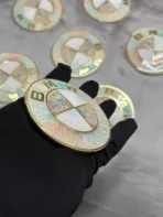 🌼 [Ready to Ship] BMW Colorful Floral & Marble Texture Art Emblem - Zinc Alloy Series - Premium Badge - Image 5