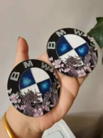🐉 [Handcrafted] Custom BMW Sakura & Light Purple Dragon Emblem - Enamel Cloisonné Art Badge - Fully Customizable DIY (1-Week Lead Time) - Image 4