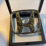 ✨[Handcrafted] Custom Honda Accord Black & Gold Art Emblem - Enamel Cloisonné Badge - Bespoke Luxury DIY (1-Week Lead Time)