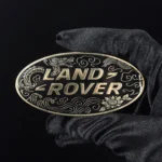🐉 [[Ready to Ship] Land Rover Black Gold Dragon & Cloud Emblem - Zinc Alloy Retro Art Series - Premium Badge