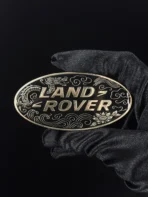 🐉 [[Ready to Ship] Land Rover Black Gold Dragon & Cloud Emblem - Zinc Alloy Retro Art Series - Premium Badge
