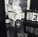 🌌 [Fully Customizable] Maserati Dark Galaxy Emblem - Handcrafted Enamel Cloisonné Series - Bespoke Art Badge (1-Week Lead Time) - Image 2