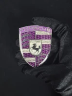 🐎 [Ready to Ship] Premium Porsche Zinc Alloy Emblem - Artistic Shield Series - Luxury Badge - Image 4