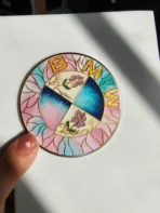 🌈 [Handcrafted] Custom BMW "Rainbow Lily of the Valley" Emblem - Enamel Cloisonné Art Badge - Fully Customizable DIY (1-Week Lead Time) - Image 2