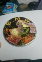 🌺 [Handcrafted] Custom BMW Red Peony & Lily of the Valley Emblem - Enamel Cloisonné Art Badge - Fully Customizable DIY (1-Week Lead Time) - Image 3