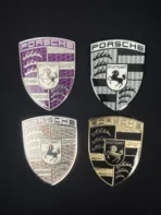 🐎 [Ready to Ship] Premium Porsche Zinc Alloy Emblem - Artistic Shield Series - Luxury Badge