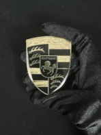 🐎 [Ready to Ship] Premium Porsche Zinc Alloy Emblem - Artistic Shield Series - Luxury Badge - Image 2