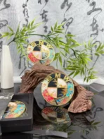 🌸 [Ready to Ship] BMW Peony Golden Leaf Art Emblem - Zinc Alloy Shield Series - Luxury Tuning Badge - Image 7