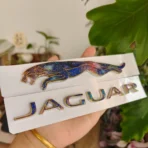 🐆[Handcrafted] Custom Jaguar "Colorful Glazed" Emblem - Enamel Cloisonné Art Badge - Fully Customizable DIY (1-Week Lead Time)