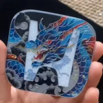 🐉[Handcrafted] Custom Honda Accord Dragon & Auspicious Clouds Emblem - Enamel Cloisonné Art Badge - Bespoke DIY Tuning (1-Week Lead Time)