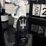 🌌 [Fully Customizable] Maserati Dark Galaxy Emblem - Handcrafted Enamel Cloisonné Series - Bespoke Art Badge (1-Week Lead Time)